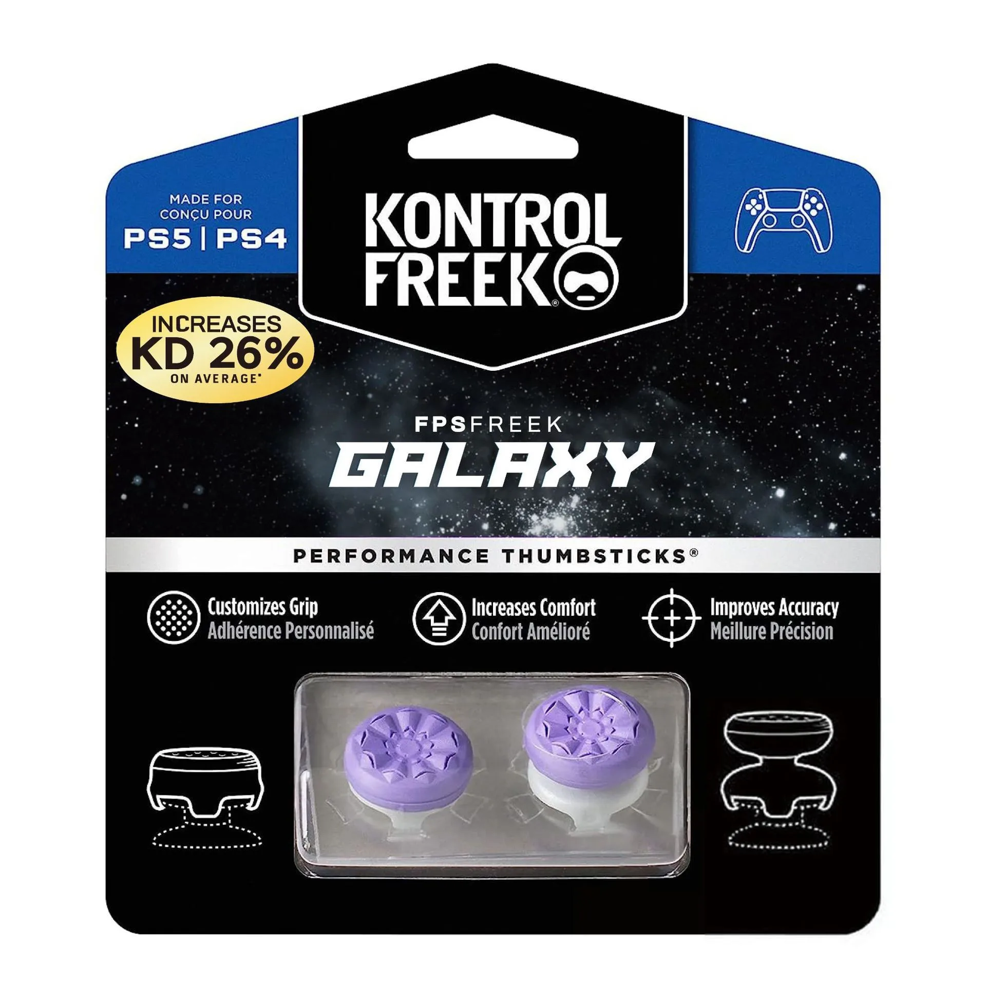 FPS For Playstation PS4 High-Rise Analog Stick PS5 Joystick Controller Performance Command Stick Game Silicone Cap thumbnail 4