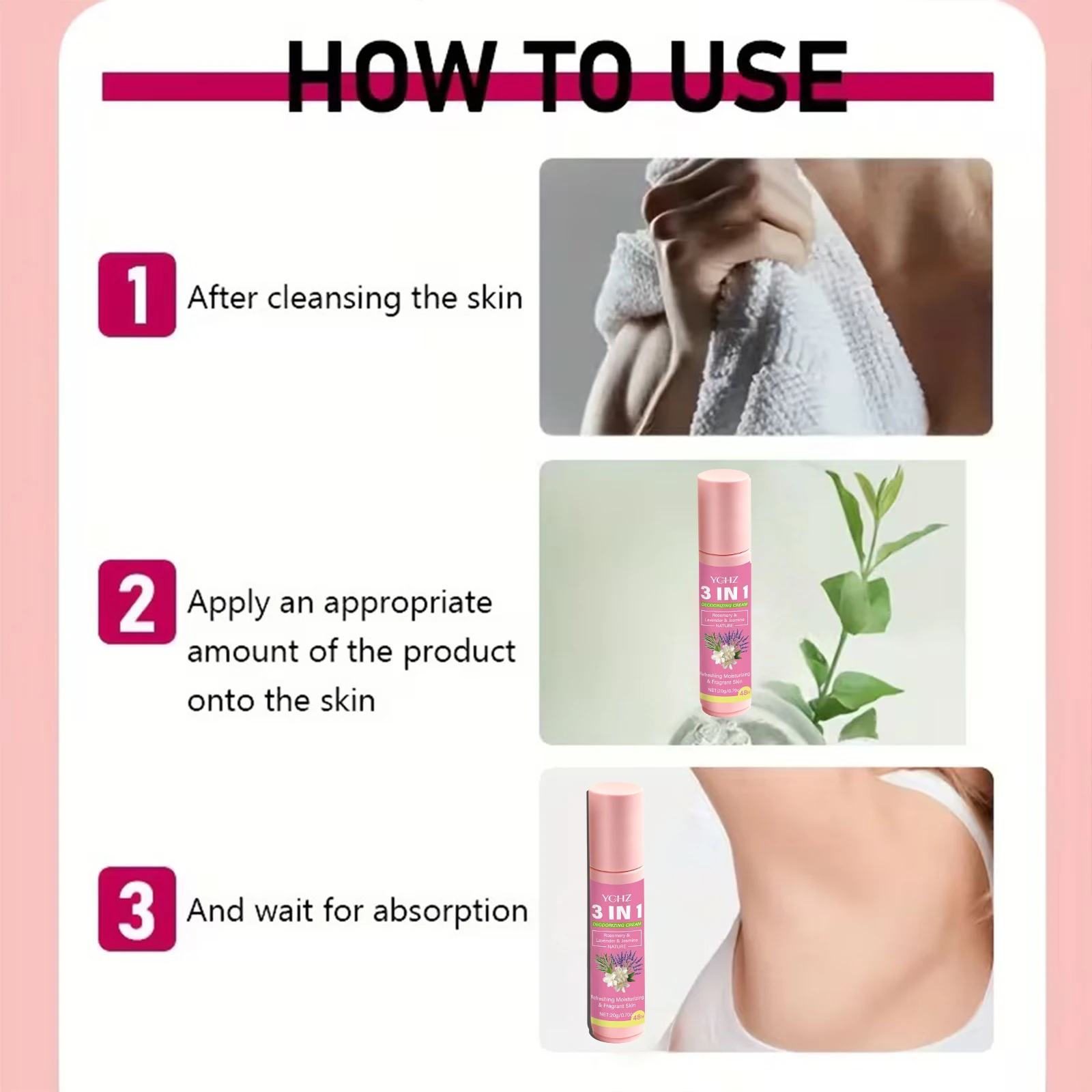 20g of 3-in-1 Intimate Care Solution, Lasts for 72 Hours, Eliminates Odor and Stickiness, Suitable for Underarms, Hands, Feet, and Intimate Areas of the Body, Unisex thumbnail 6