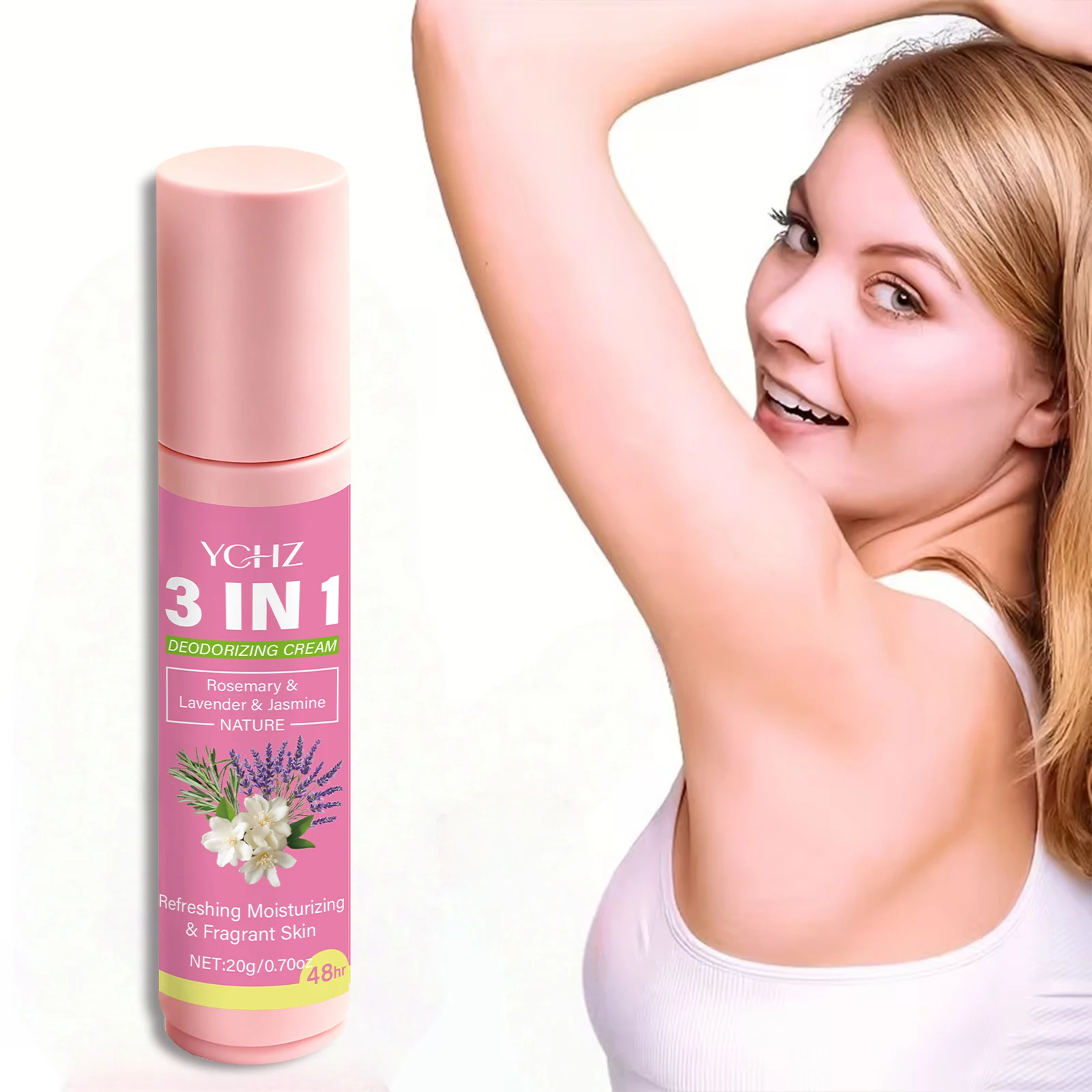 20g of 3-in-1 Intimate Care Solution, Lasts for 72 Hours, Eliminates Odor and Stickiness, Suitable for Underarms, Hands, Feet, and Intimate Areas of the Body, Unisex thumbnail 2