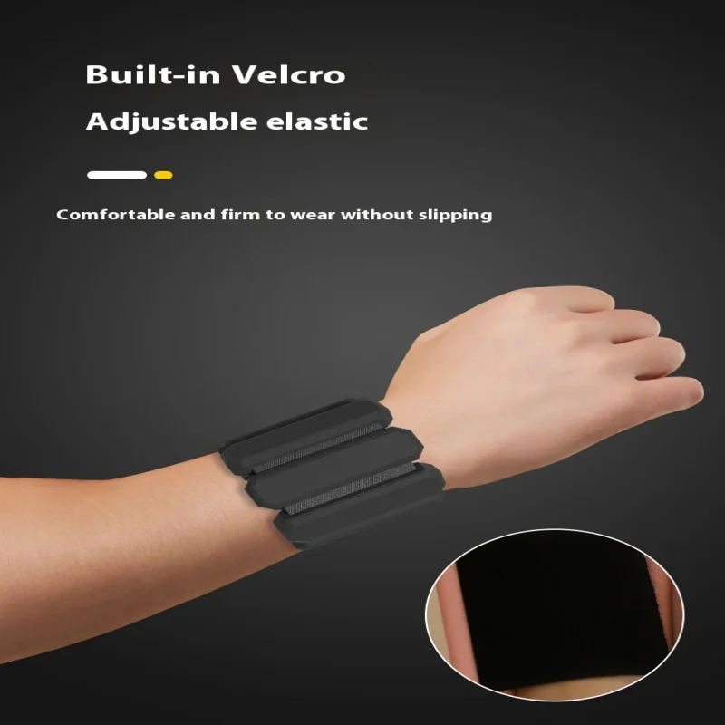 Unisex Adjustable Silicone Zinc Alloy Wrist & Ankle Weighted Bracelets, for Pilates, Gym, Yoga, Cardio & Strength Training thumbnail 4