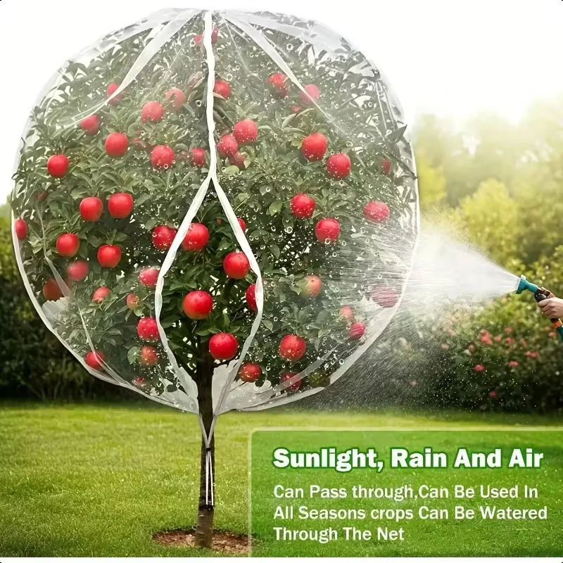 Drawstring & Zipper Fruit Tree Protection Netting Bird & Insect Proof Garden Cover for Plants, Flowers & Vegetables thumbnail 2