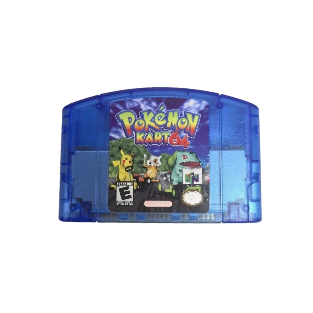N64 Game Console Cassette, US Version, Pokemon1 /2/ Racing / Crystal/Stadium 64-bit English Game Console Game Cassette thumbnail 2