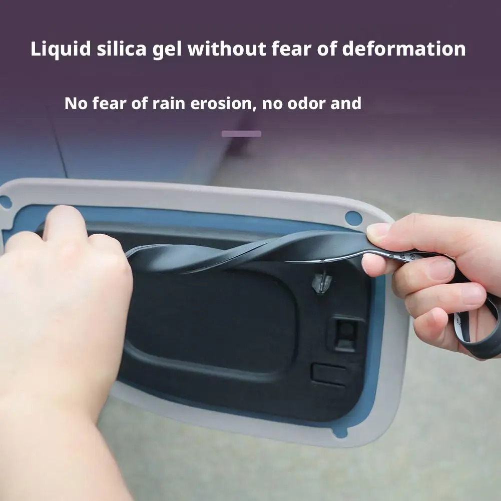  for LEAPMOTOR B10 Charging Cover Sealing Strip Waterproof Dust-proof Protective Strip Car Modified Accessories thumbnail 4