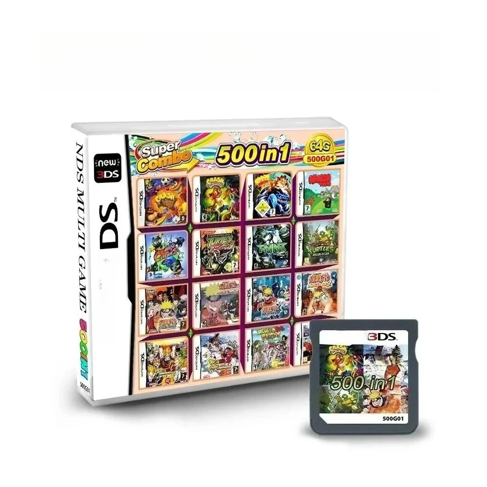 NDS Game Card 482in1 520in1 4300in1 500in1 468in1 Game Card Retro Game Collection  for 3DS, NDS thumbnail 3