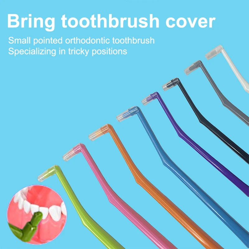1/3/5 Pcs Interdental Brush Single-Beam Soft Teeth Cleaning Toothbrush Oral Care Tool Small Head Soft Hair Implant Adult thumbnail 5