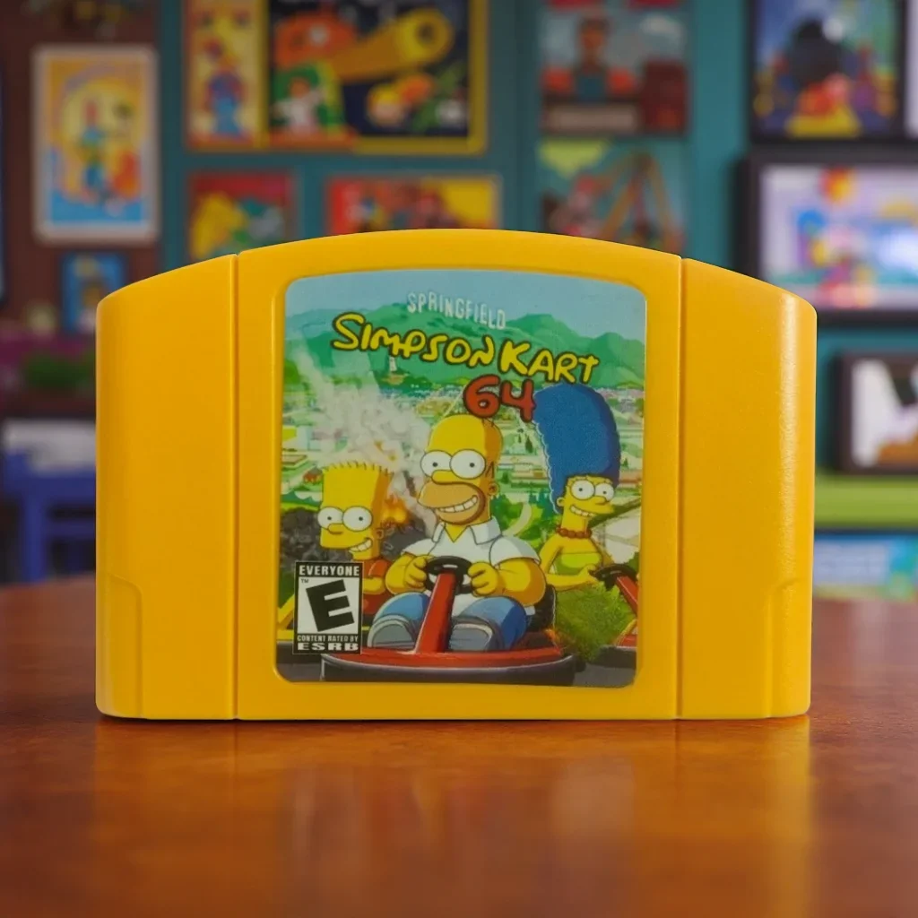 N64 Game Cartridge American Version, Go-kart 64, Retro English Game Cartridge, Collection Hobbies, Toys, Gifts