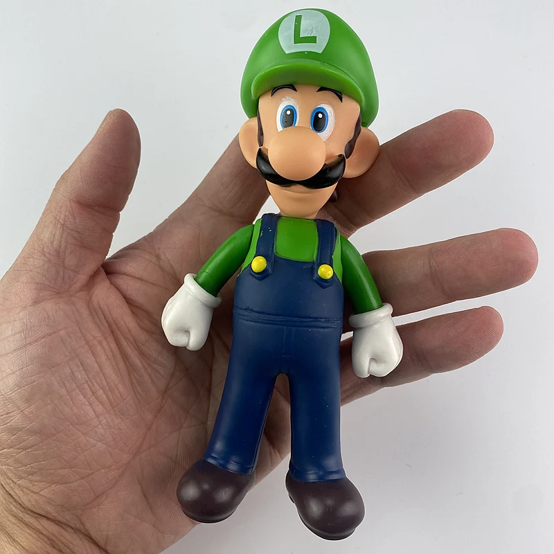 12cm Super Marios Cartoon Dolls Model Anime Figures Marios Creative Collectible Model Toys for Birthday Gifts thumbnail 3