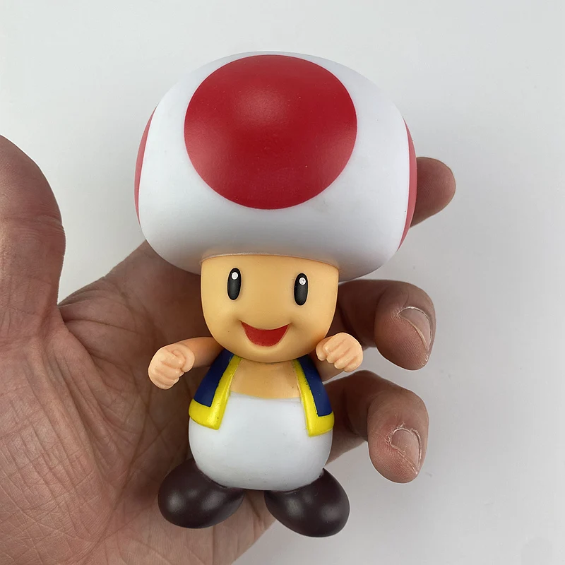 12cm Super Marios Cartoon Dolls Model Anime Figures Marios Creative Collectible Model Toys for Birthday Gifts thumbnail 5