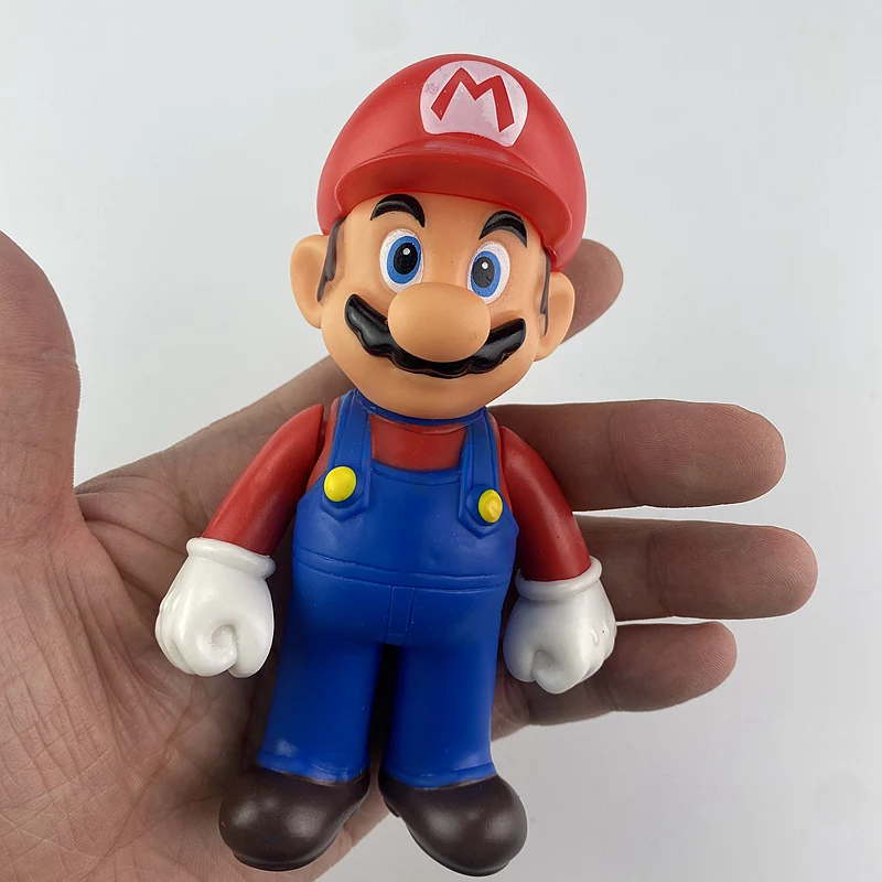 12cm Super Marios Cartoon Dolls Model Anime Figures Marios Creative Collectible Model Toys for Birthday Gifts thumbnail 2