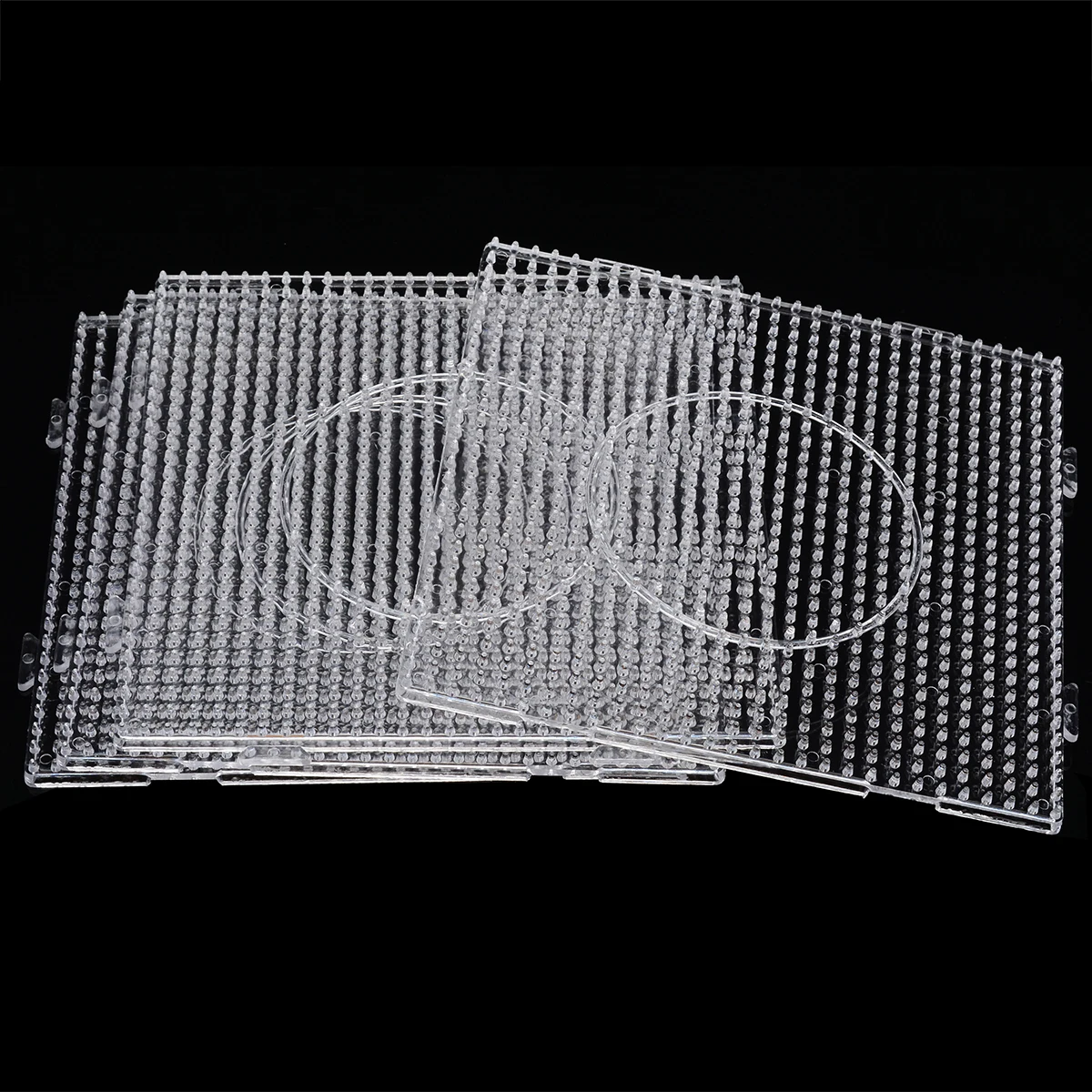 4/6/9pcs Perler Fuse Bead Pegboards Set 5mm Hama Beads DIY Making Templates Square Crafts and Art DIY Stencils Educational Toys thumbnail 6