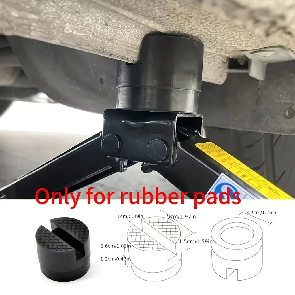 1PC Car Jack Rubber Pad Support Block Lift Adapter Protector Anti Slip Universal Auto Repair Tool jack thumbnail 5