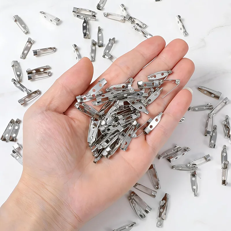 50/100Pcs Metal Brooch Pins Set Safety Brooch Pins Bar Pin Brooch Clip Pin Kit for Sewing DIY Jewelry Making Bar Sewing Supplies thumbnail 2