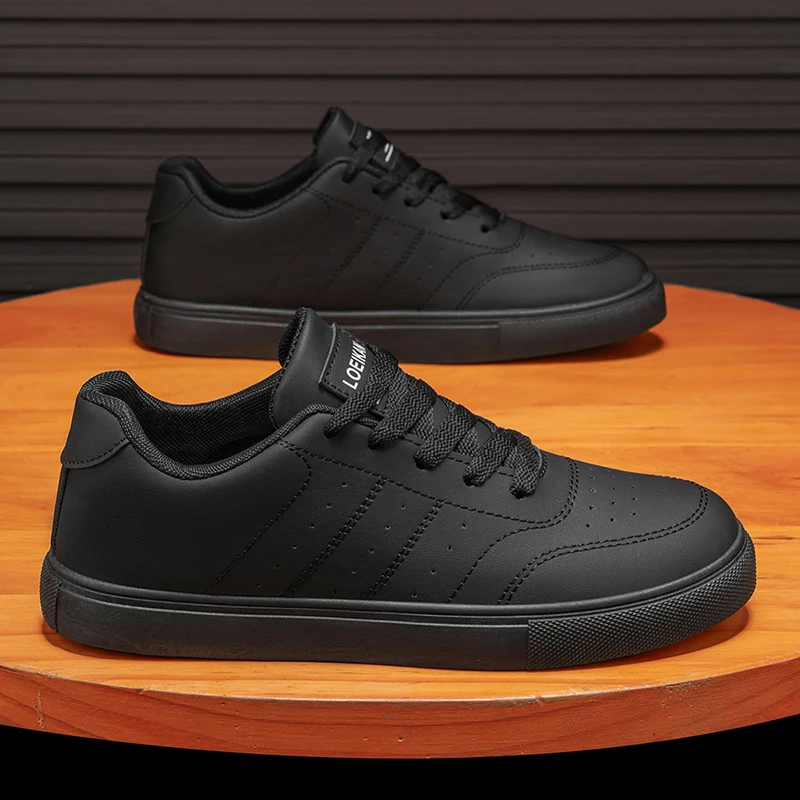 Men's Classic Casual Sneakers | Minimalist Lace-Up Skate Shoes thumbnail 5
