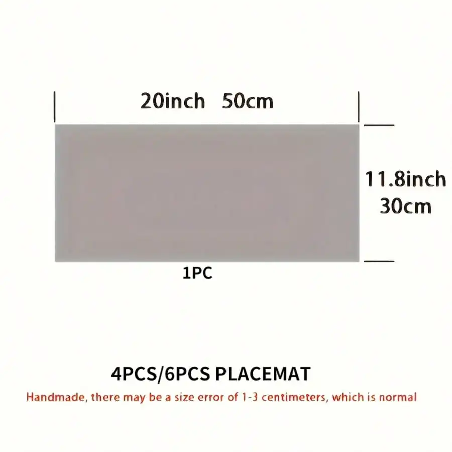 Bohemian Style Placemats Set of 1/4/6pcs 30x50cm Hand-Woven with Tassels Double-Sided Dining Table Mat for Home Decor thumbnail 5
