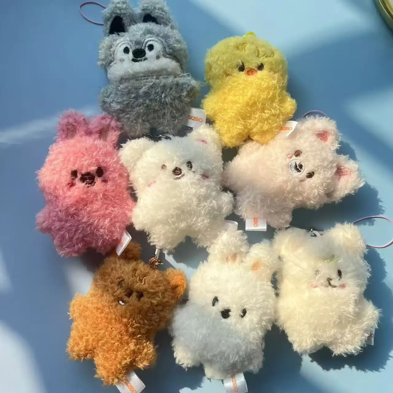 SKZOO Fluffy Series Cute Idol Support Plush Toys Adorable Bag Pendant Soft Animal Stuffed Doll Souvenir Fans Collection Gift thumbnail 4