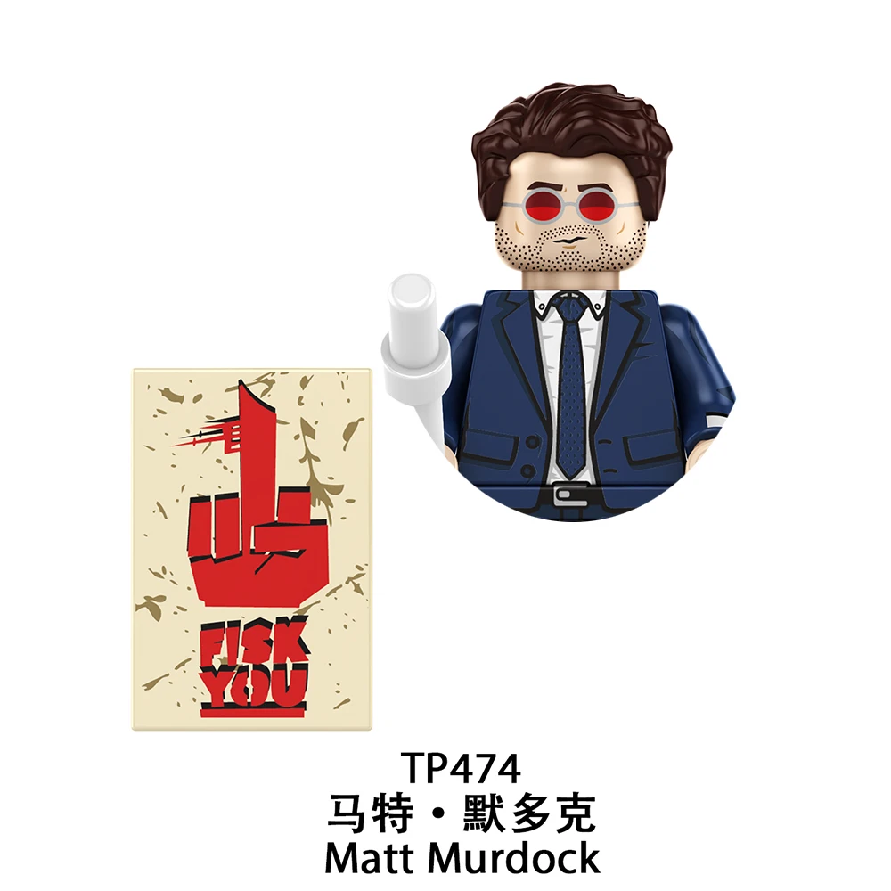 2026 World Legends New Daredevil Punisher Building Blocks Bricks For Toys Gifts Children Mini Action Figures Party GIFTS thumbnail 4