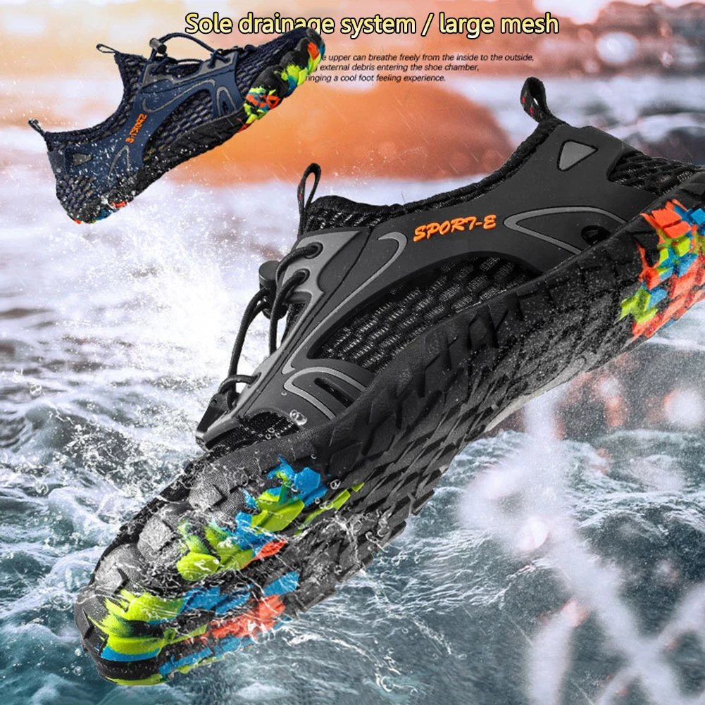 Unisex Aqua Shoes Breathable Hiking Swimming Upstream Beach Water Sport Sneakers