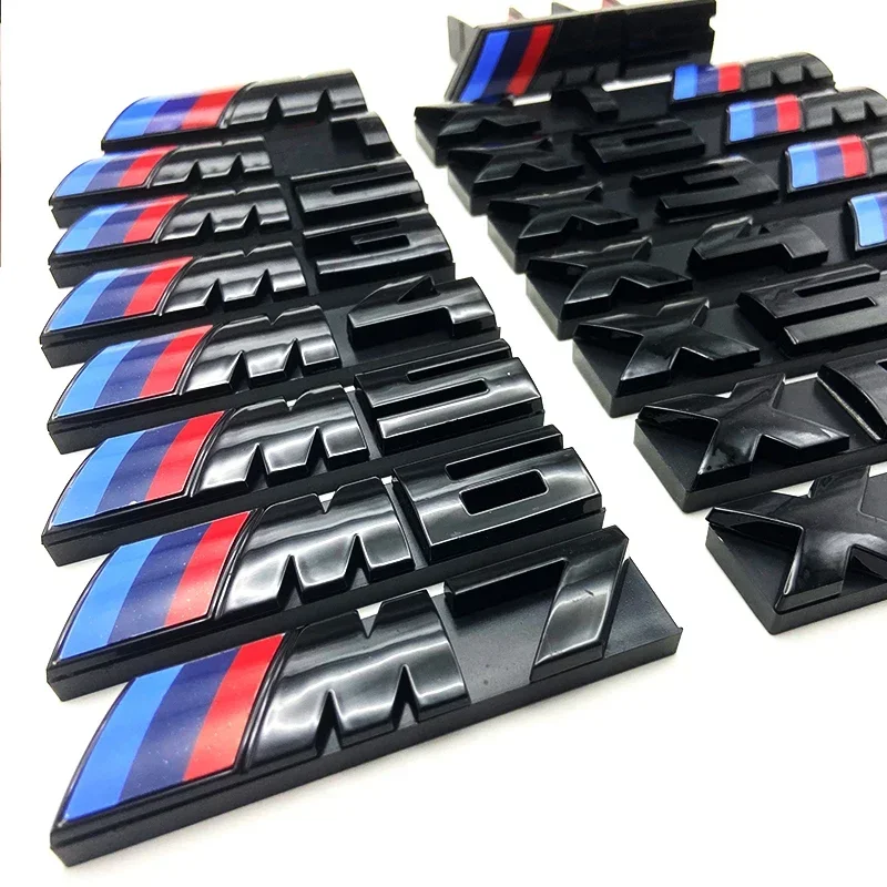 3D Car Front Grille M Badge Emblem Decoration Accessories For BMW M3 M4 M5 G42 G30 G20 E90 E90 E93 E60 F10 F07 F34 F30 F20 G05 thumbnail 3