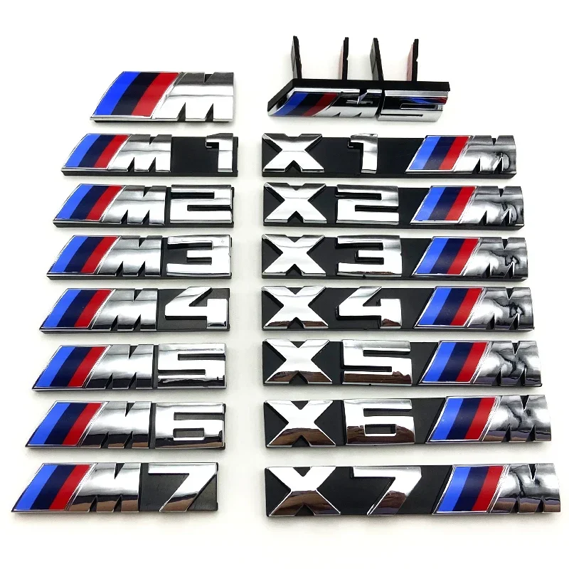 3D Car Front Grille M Badge Emblem Decoration Accessories For BMW M3 M4 M5 G42 G30 G20 E90 E90 E93 E60 F10 F07 F34 F30 F20 G05 thumbnail 6