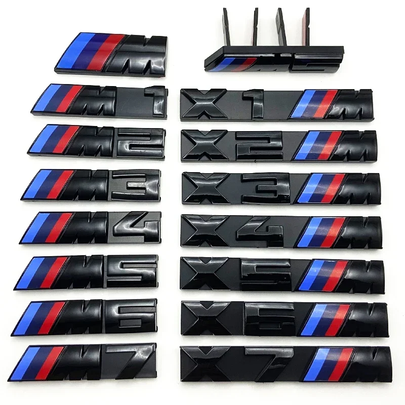 3D Car Front Grille M Badge Emblem Decoration Accessories For BMW M3 M4 M5 G42 G30 G20 E90 E90 E93 E60 F10 F07 F34 F30 F20 G05 thumbnail 2