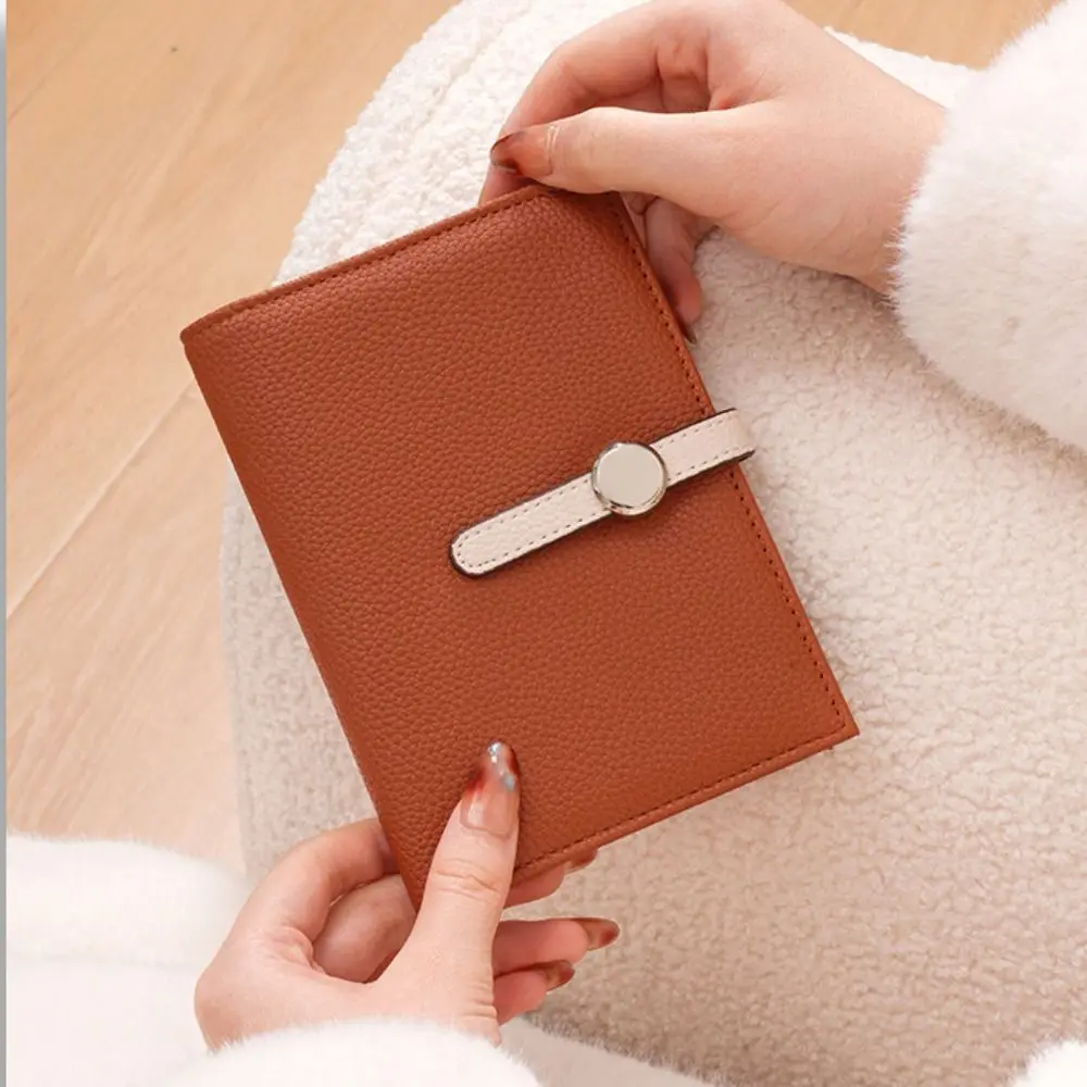 Card Holder PU Passport Bag Ticket Holder Passport Cover Travel Wallet Airplane Check-in Multifunctional Storage Card Bag thumbnail 4