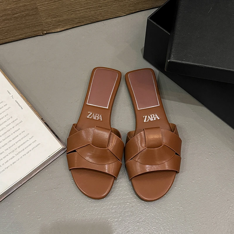 New Summer Designer Women'S Solid Color Fashion Slippers Zapatos De Mujer Women'S Shoes Slippers Women Slippers Women Shoes thumbnail 2