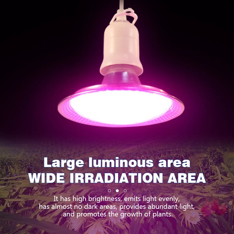 18W E27 Full Spectrum LED Grow Bulb Sunlight Phytolamp Bulb Plants Flower Greenhouse Tent Hydroponic Growth Plant AC85-265V thumbnail 2