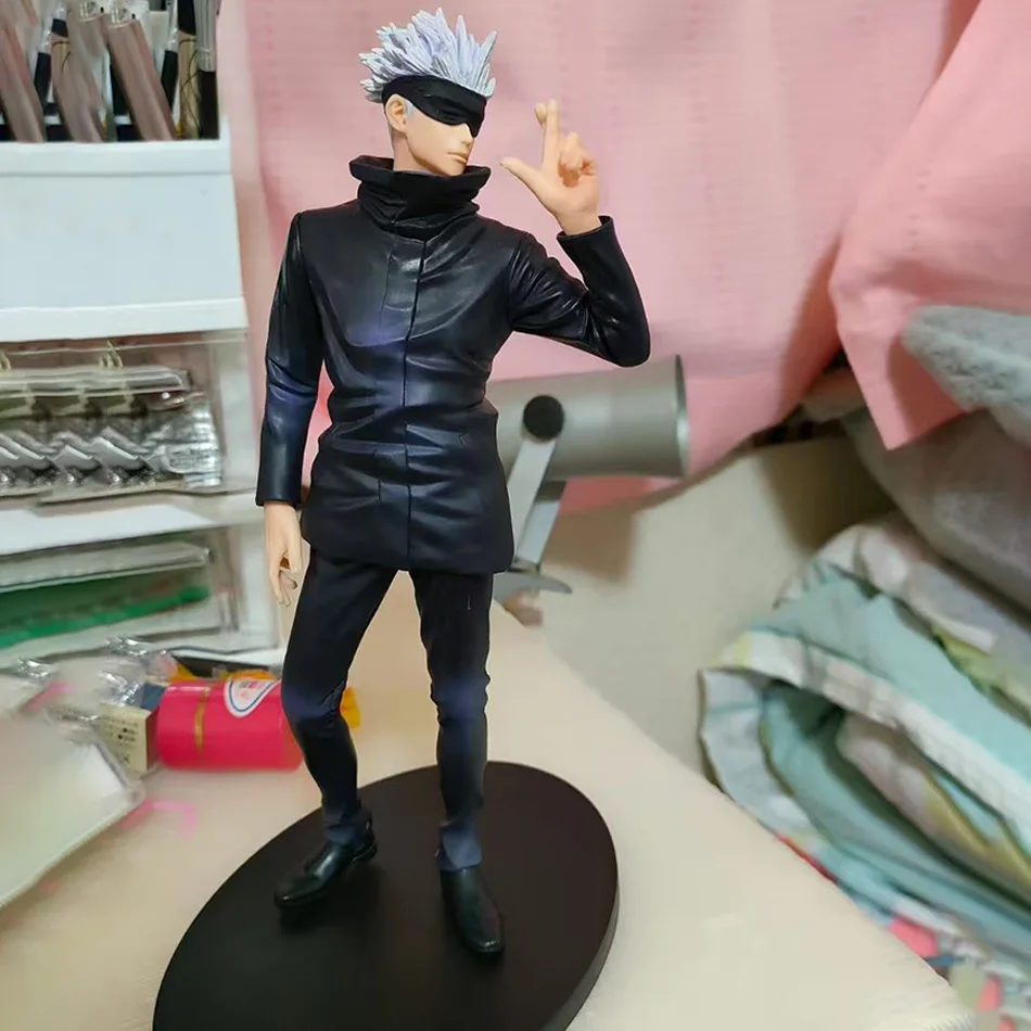 19cm Jujutsu Kaisen Anime Figure Gojo Satoru Anime Statue PVC Action Figure Collection Model Toys Children's Ornament Doll thumbnail 3