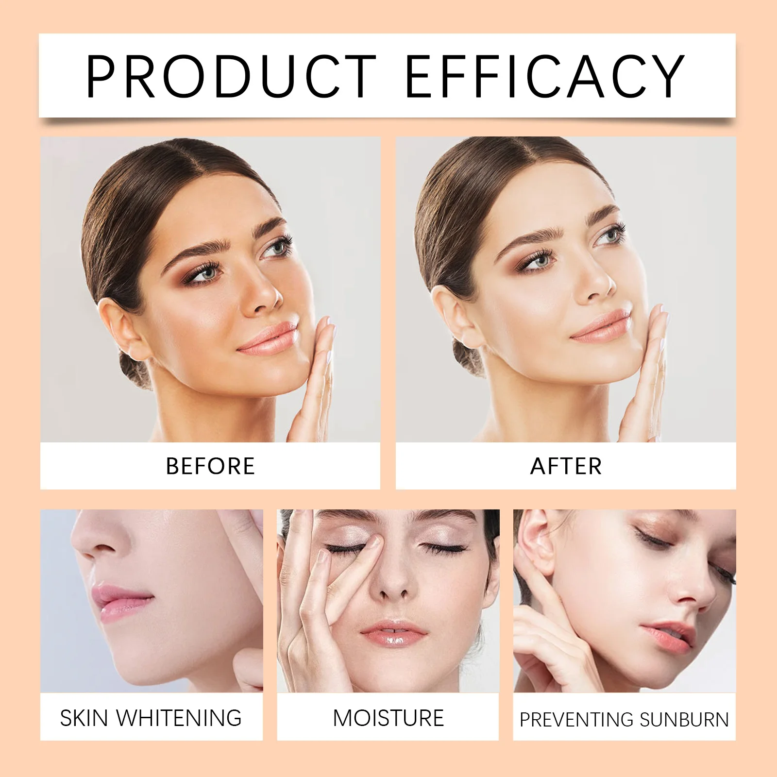 HOYGI Vitamin E Facial Cream Stick Moisturizing Deep Hydration Sunscreen SPF40 Body Facial Sunblock Stick UV Protective Cream thumbnail 5