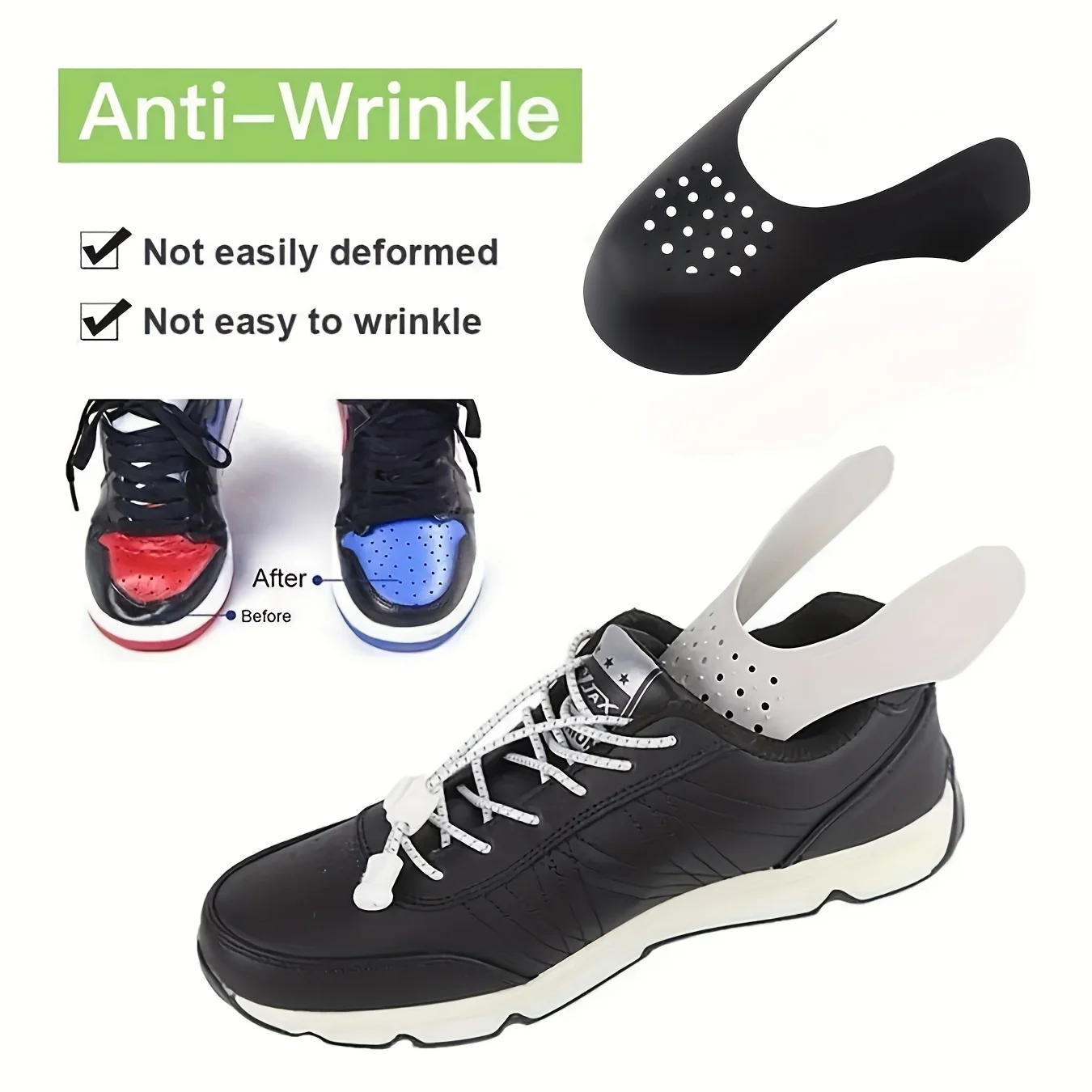 Shoe Shield AJ1 Anti-Fold Air Force 1 AJ11 Anti-Fold Crease, Unisex Sneakers, Toe Shield Shoe Support thumbnail 5