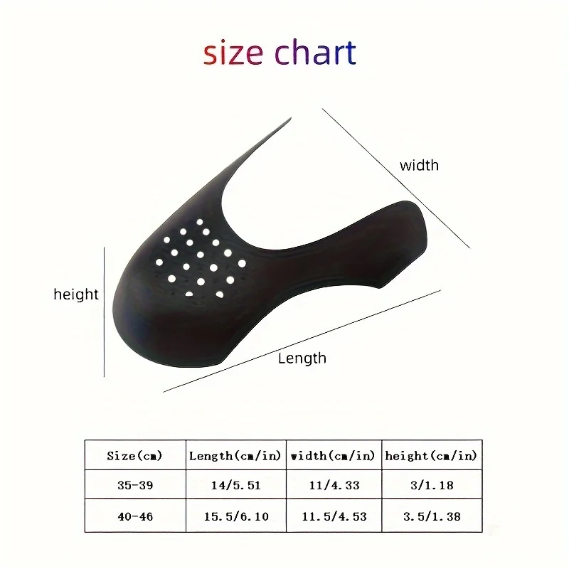 Shoe Shield AJ1 Anti-Fold Air Force 1 AJ11 Anti-Fold Crease, Unisex Sneakers, Toe Shield Shoe Support thumbnail 2