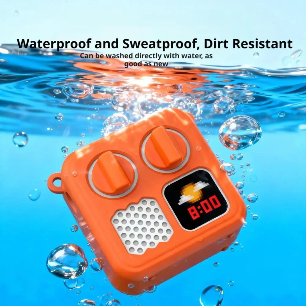 Silicone Protective Case for Yoto Mini Audio Player With Lanyard Card Slot Dustproof Shockproof Portable Storage Accessories thumbnail 4