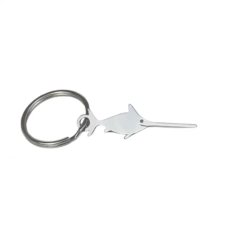 1Pc 304 stainless Steel Swordfish SIM Ejector Tool,Creative Phone Card Ejector,Creative Keychain,SIM Card Pin,Backpack Pendant thumbnail 4