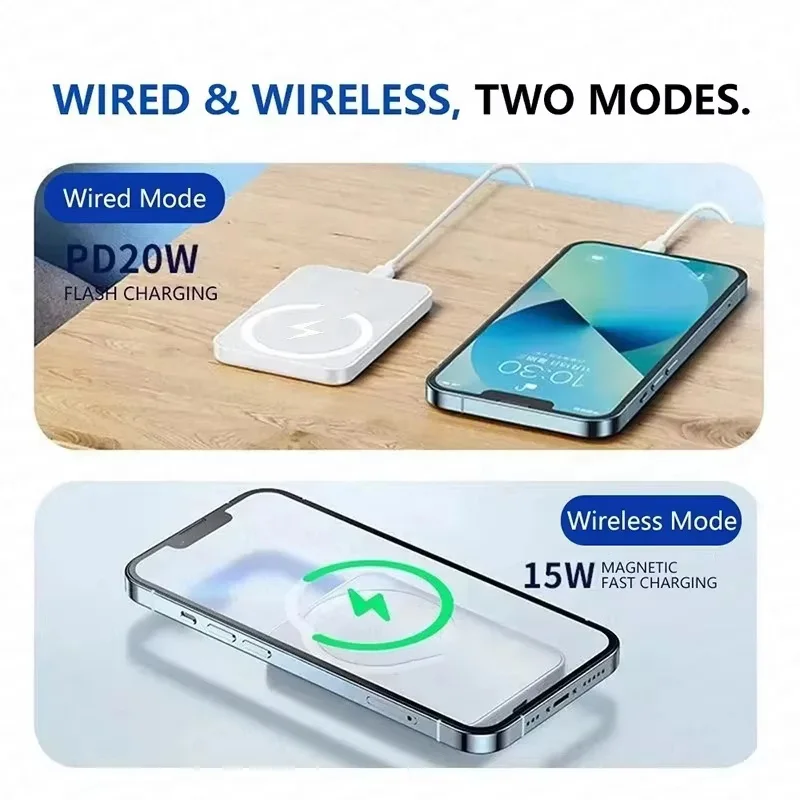 Magnetic Power Bank For Magsafes 50000mAh Wireless PD 22.5W Fast Charger Powerbank External Battery For iPhone Samsung thumbnail 2
