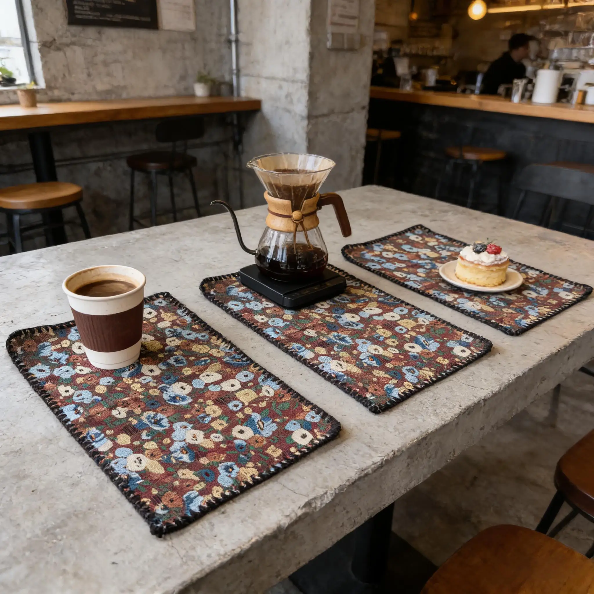 Elegant Woven Cloth Cotton Linen Placemats Durable Dining Table Mats Stylish Cotton Table Mats for Kitchen Tabletop Daily Use Di thumbnail 5