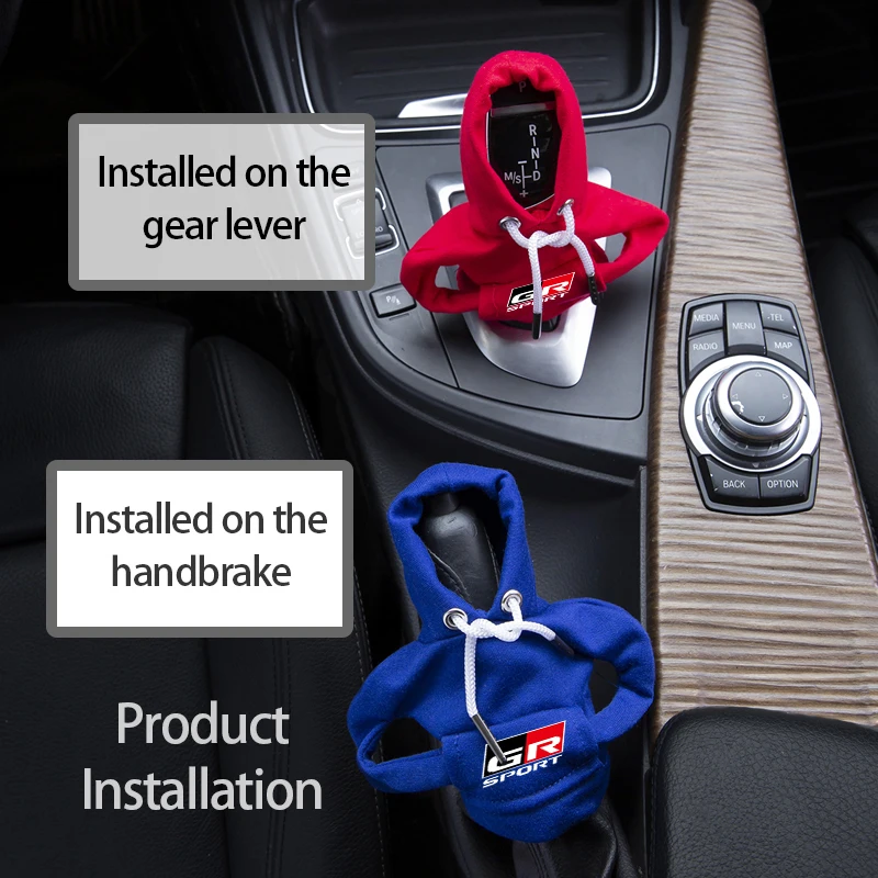 Car Hoodie Styling Gear Shift Manual Handle Sweatshirt Accessories For Toyota Crown Yaris Corolla Prius Auris CHR Avalon GR thumbnail 5
