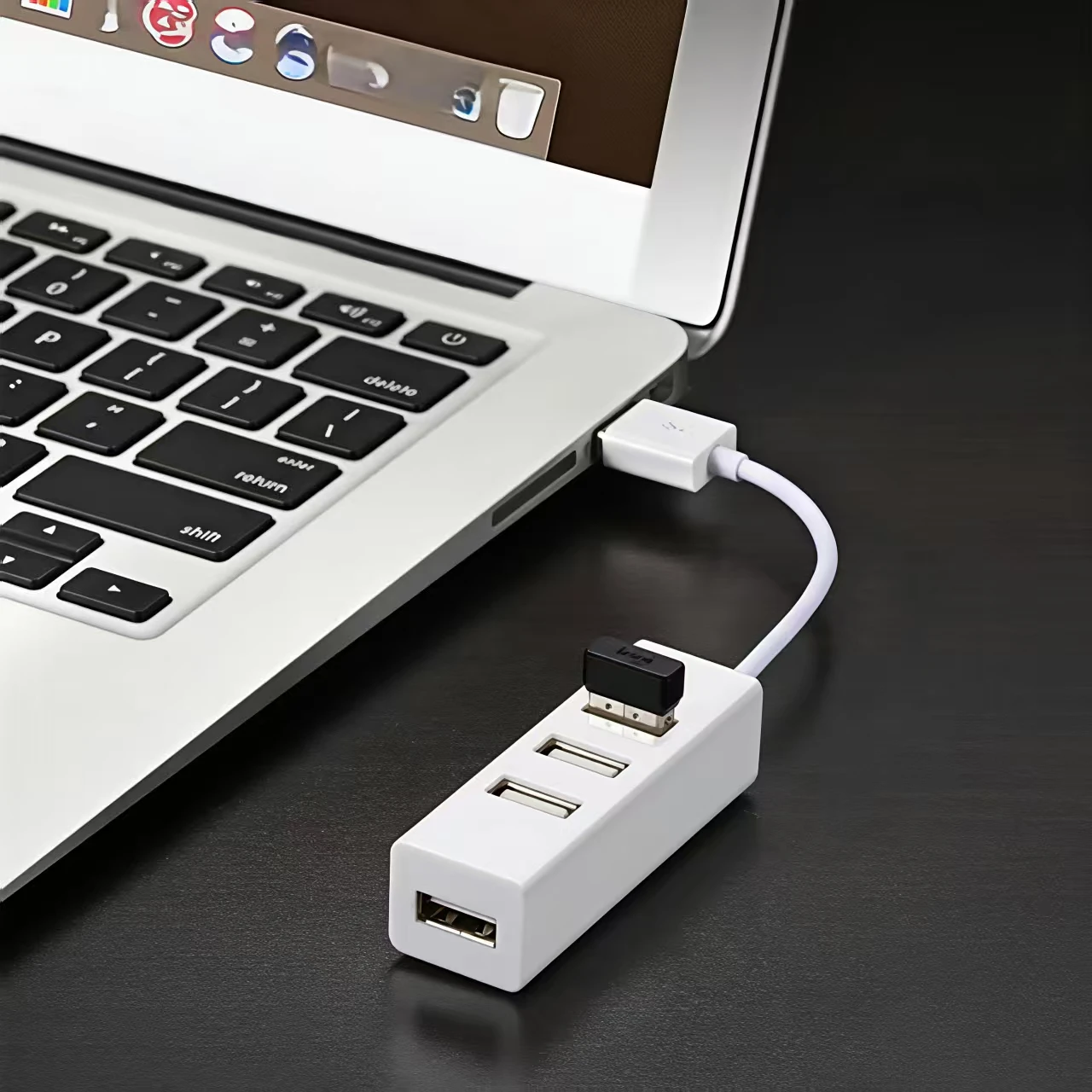 USB 2.0 4-Port Power Strip Charging Extension Cable USB Hub Multi-Port Socket with Power PC Computer Accessories thumbnail 4