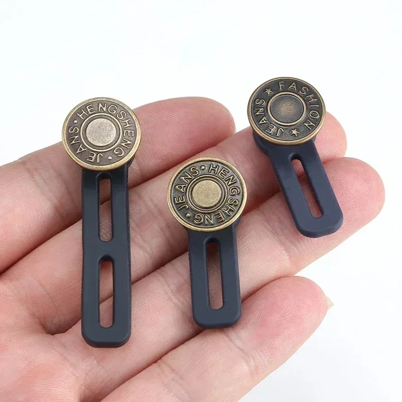 6PCS Jeans and Pants Button Waist Adjustment for DIY Pants Jeans Free Sewing Waist Extenders Buttons for Women and men NK004 thumbnail 6