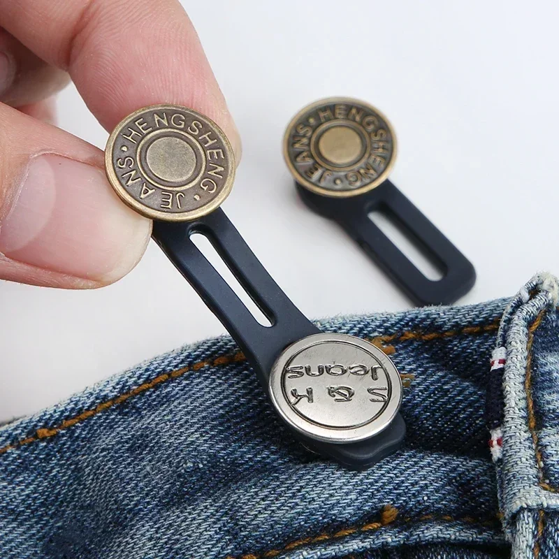 6PCS Jeans and Pants Button Waist Adjustment for DIY Pants Jeans Free Sewing Waist Extenders Buttons for Women and men NK004 thumbnail 5