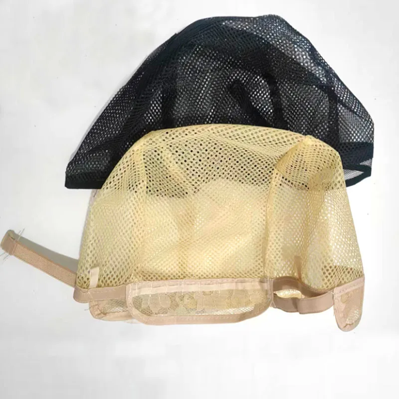 5PCS Breathable Wig Cap Hairnet Adjustable Nylon Weaving Mesh Wig Caps With Lace Straps For Making Wig thumbnail 5