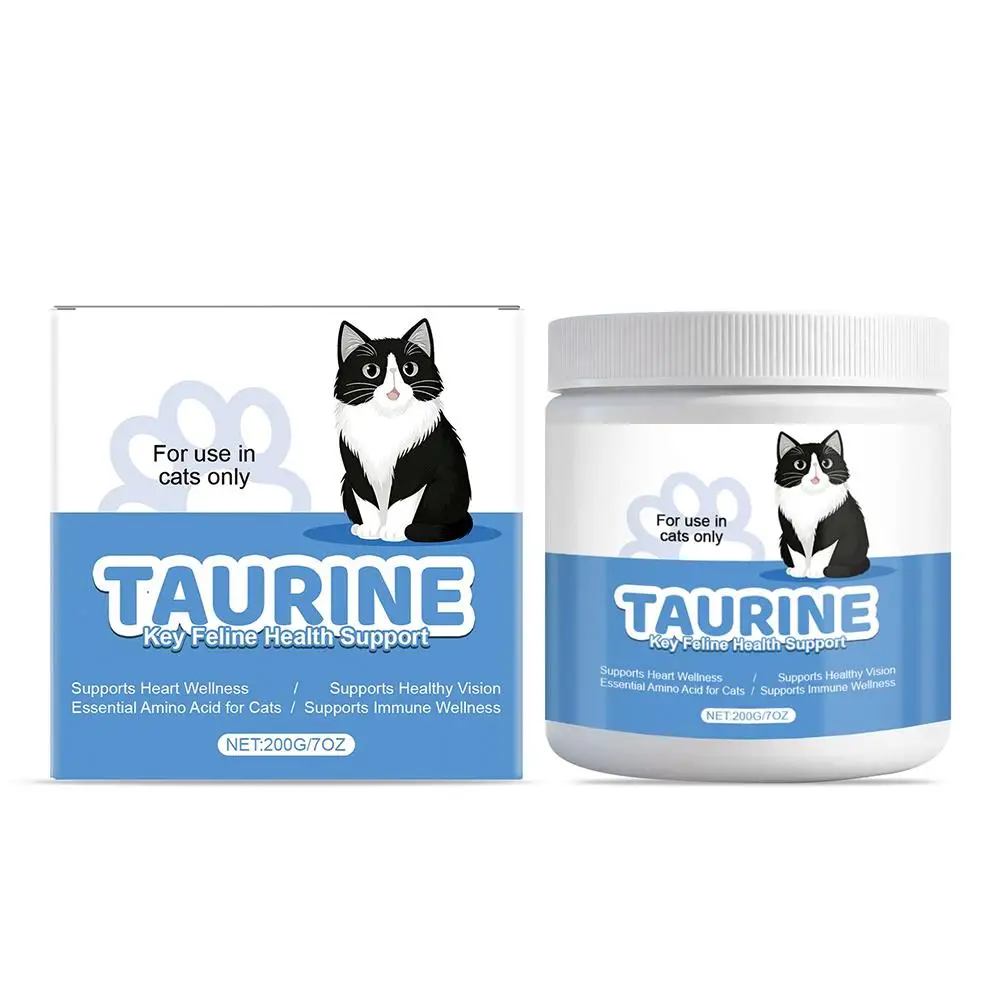 200g Taurine Powder for Cats – Essential Amino Acid Supplement for Heart Health & Function, Supports Cardiac Muscle Health Care thumbnail 6