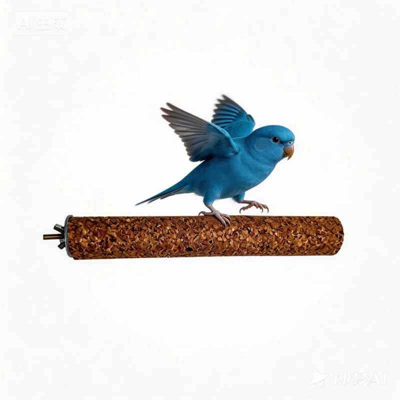 Multi-functional parrot clawing and climbing cork station pole toy, hamster teething stick, entertainment toy supplies thumbnail 6