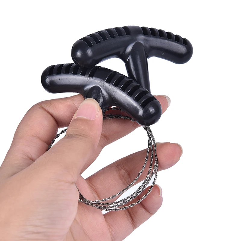 Manual Hand Steel Travel Tools Outdoor Camping Hiking Rope Chain Saw Practical Portable Emergency Survival Gear Steel Wire Kits thumbnail 5