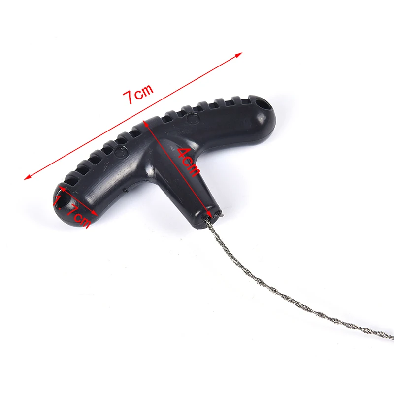 Manual Hand Steel Travel Tools Outdoor Camping Hiking Rope Chain Saw Practical Portable Emergency Survival Gear Steel Wire Kits thumbnail 4