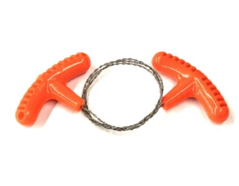 Manual Hand Steel Travel Tools Outdoor Camping Hiking Rope Chain Saw Practical Portable Emergency Survival Gear Steel Wire Kits thumbnail 6