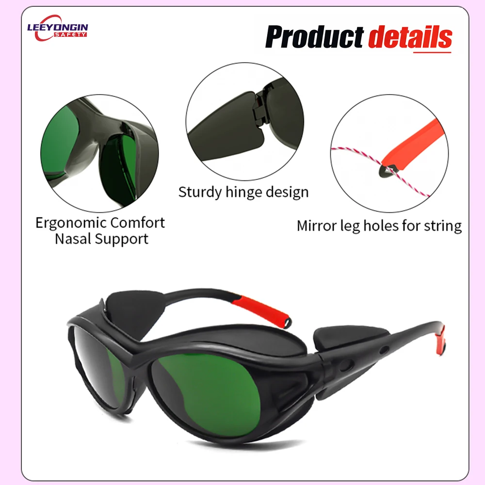 Laser Eyewear Safety Goggles for Engraver Cutter Marking DIY Workshop Fiber Laser Multi Range Eye Protection Glasses 532 1064nm thumbnail 2