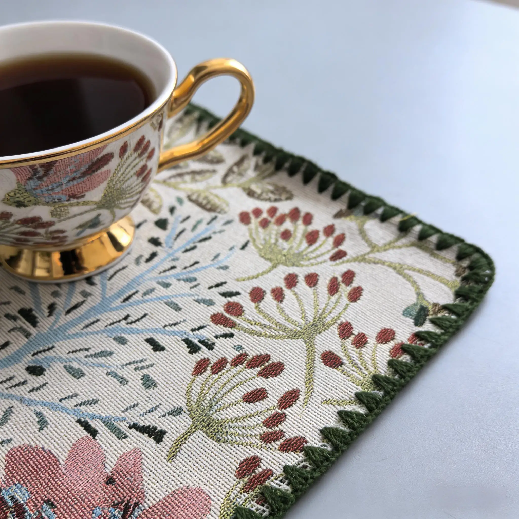 Cotton Linen Placemats Woven Cloth 30x45cm for Dining Table Kitchen Tabletop Place Mats thumbnail 4