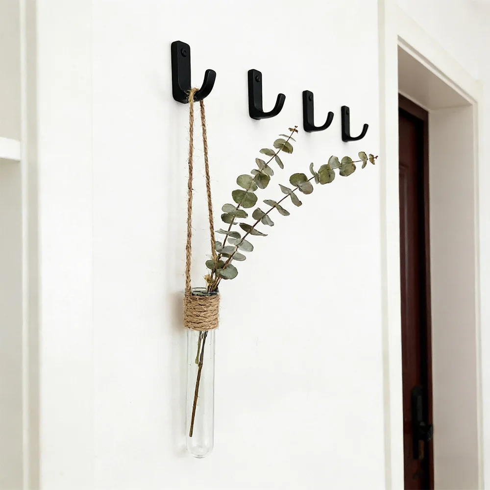 Hydroponic Flower Vase Wall-Mounted Test-Tube Vase Hydroponics Home Office Decor Air Plant Holder Home Garden Decor thumbnail 6