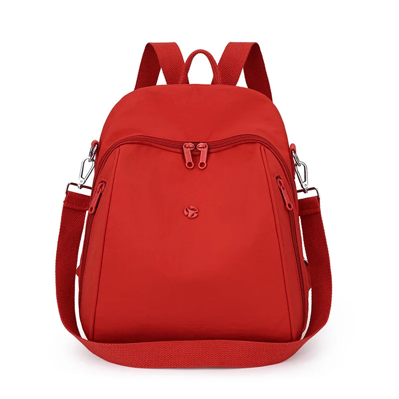 Women's Large Capacity Travel Backpack 2025 Autumn New Style Lightweight Nylon Double Shoulder Bag Casual Travel Leisure thumbnail 5