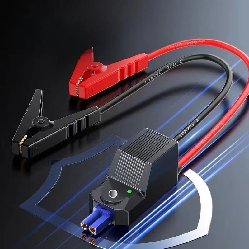 For Car Trucks Emergency Battery Jump Cable Clamps with EC5 Plug Connector Car Accessories Car Jump Starter Alligator Clip thumbnail 3